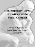 Contemporary Views of Justice and the Social Contract PowerPoint PPT Presentation