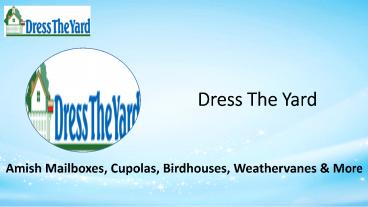 Dress The Yard | Amish Mailboxes-And-More