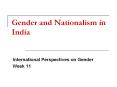 Gender and Nationalism in India PowerPoint PPT Presentation