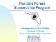 Florida's Forest Stewardship Program PowerPoint PPT Presentation
