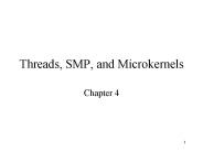 Threads, SMP, and Microkernels