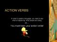 ACTION VERBS PowerPoint PPT Presentation
