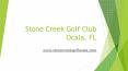 Stone Creek Golf Club Ocala FL