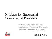 Ontology for Geospatial Reasoning at Disasters