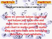 Select Your Online Satta Matka Game at Simple Satta