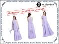 Multiwear Twist Wrap Dresses PowerPoint PPT Presentation