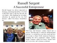 Russell Sergent A Successful Entrepreneur