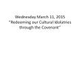 Wednesday March 11, 2015  PowerPoint PPT Presentation