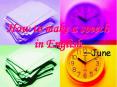 How to make a speech in English PowerPoint PPT Presentation