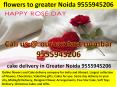 flowers to greater Noida 9555945206