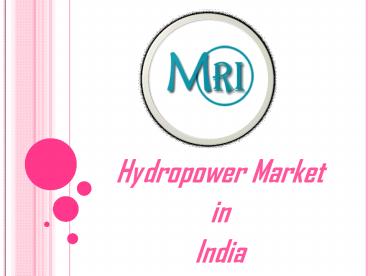 Hydropower Market in India