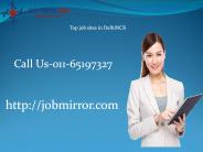 Top job sites in Delhincr