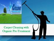 Carpet Cleaning with Organic Pre-Treatment