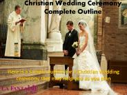 Christian Wedding Ceremony Complete Outline