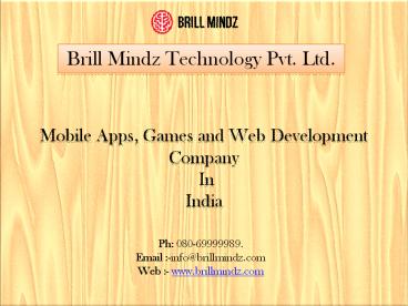 Best Mobile App Development Company in India
