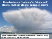 Thunderstorms: 