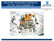 WALKING-WORKING SURFACES 29 CFR 1910 SUBPART D