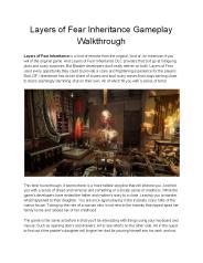 Layers of Fear Inheritance Gameplay Walkthrough