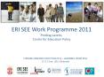 ERI SEE Work Programme 2011 PowerPoint PPT Presentation