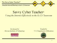 Savvy Cyber Teacher