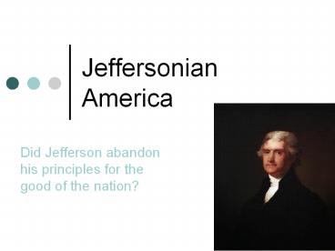 Jeffersonian America