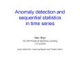 Anomaly detection and sequential statistics in time series PowerPoint PPT Presentation