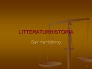 LITTERATURHISTORIA