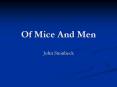 Of Mice And Men PowerPoint PPT Presentation
