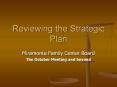 Reviewing the Strategic Plan PowerPoint PPT Presentation