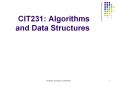 CIT231: Algorithms and Data Structures PowerPoint PPT Presentation