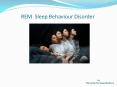 REM Sleep Disorder Treatment PowerPoint PPT Presentation