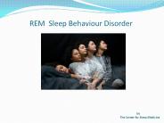 REM Sleep Disorder Treatment