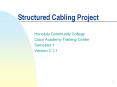 Structured Cabling Project PowerPoint PPT Presentation