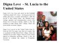 Digna Love  - St. Lucia to the United States PowerPoint PPT Presentation