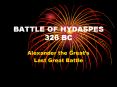 BATTLE%20OF%20HYDASPES%20326%20BC PowerPoint PPT Presentation
