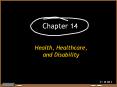 Health, Healthcare, and Disability PowerPoint PPT Presentation