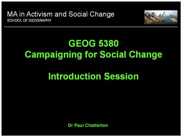 GEOG 5380
