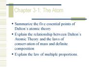 Summarize the five essential points of Dalton