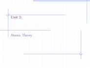 Atomic Theory