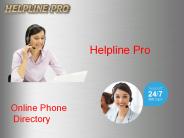 Telephone Online Phone Directory-Helpline Pro