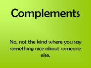 Complements