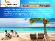 Goa Vacations Trips