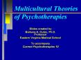 Multicultural%20Theories%20of%20Psychotherapies PowerPoint PPT Presentation