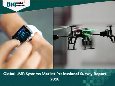 Global LMR Systems Market Professional Survey Report 2016