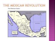 The Mexican Revolution