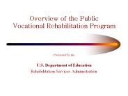 Overview of the Public Vocational Rehabilitation Program