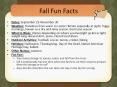 Fall Fun Facts PowerPoint PPT Presentation