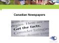 Canadian Newspapers PowerPoint PPT Presentation