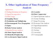Time Frequency Analysis and Wavelet Transforms  ?????????