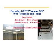 Berkeley%20NEST%20Wireless%20OEP%209/01%20Progress%20and%20Plans